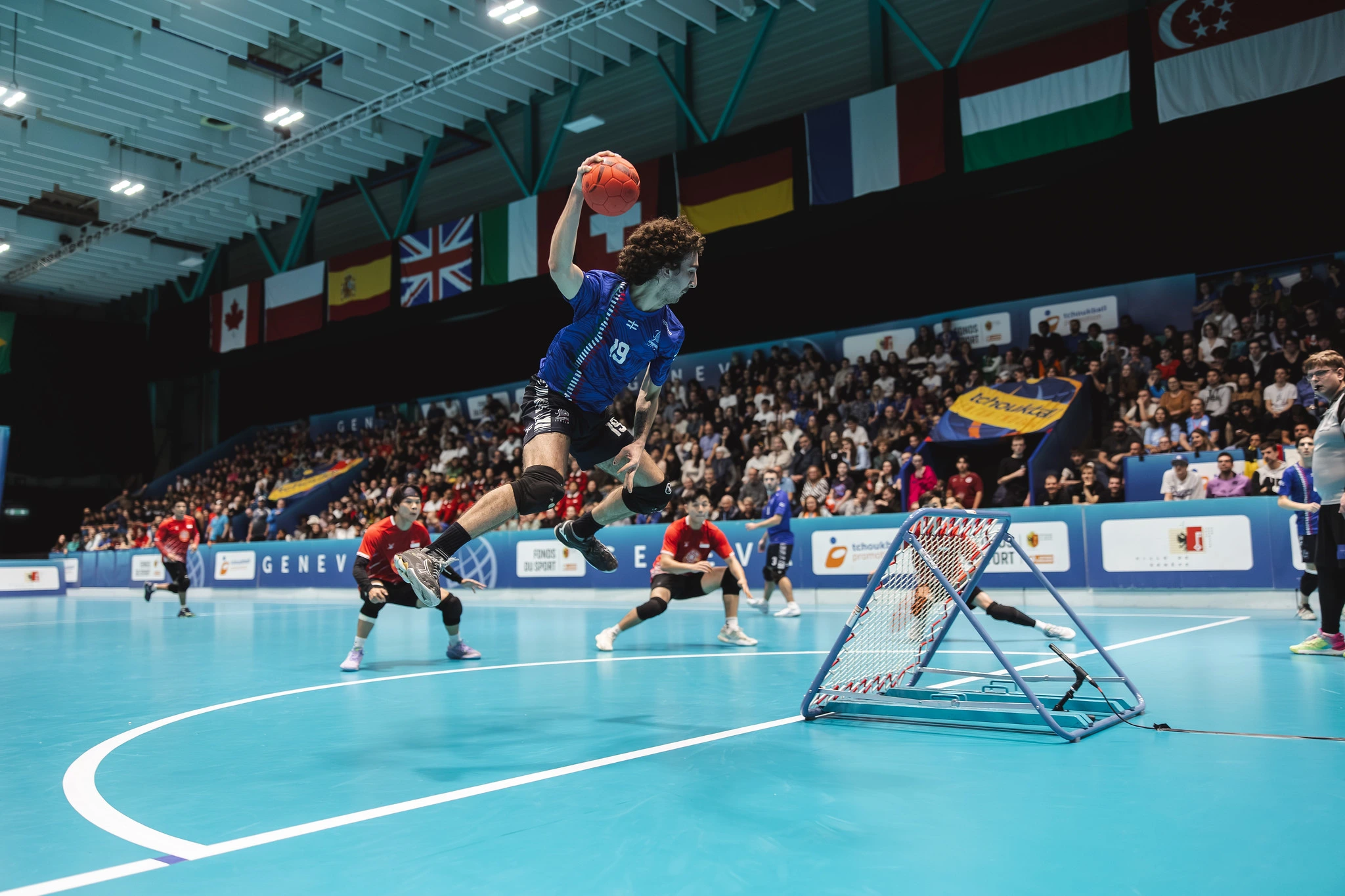 A weekend of training in competitive tchoukball!